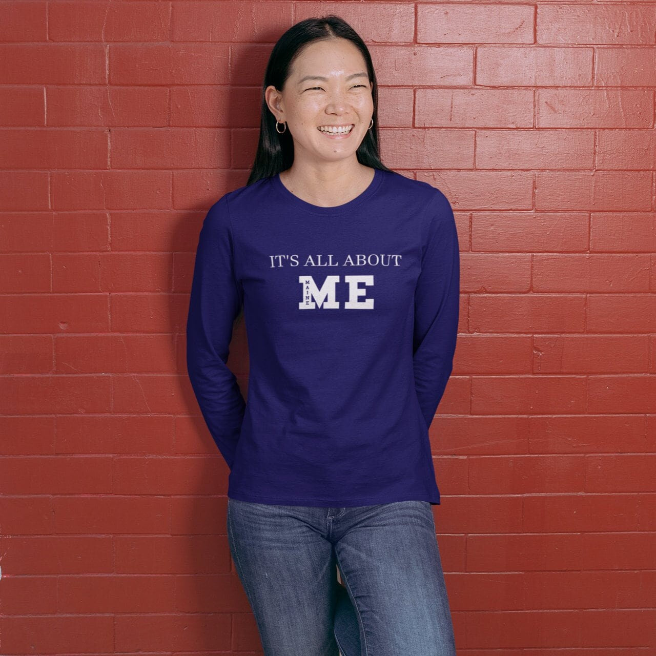 It's All About ME (Maine) long-sleeved t-shirt
