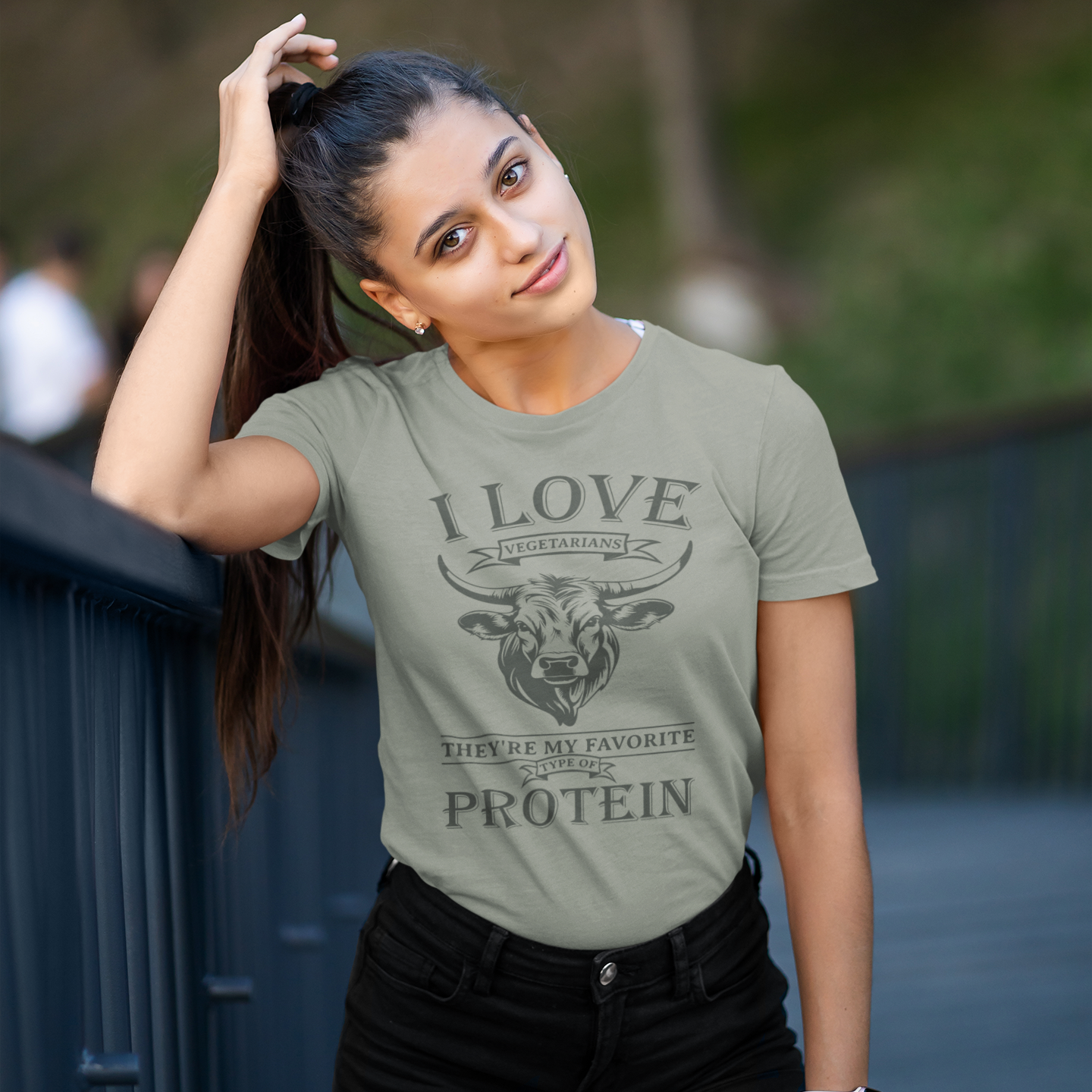 I Love Vegetarians… they’re my favorite type of protein! T-shirt