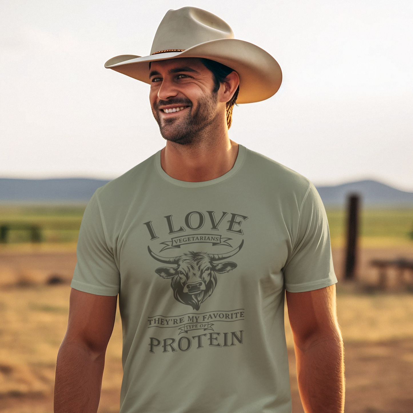 I Love Vegetarians… they’re my favorite type of protein! T-shirt