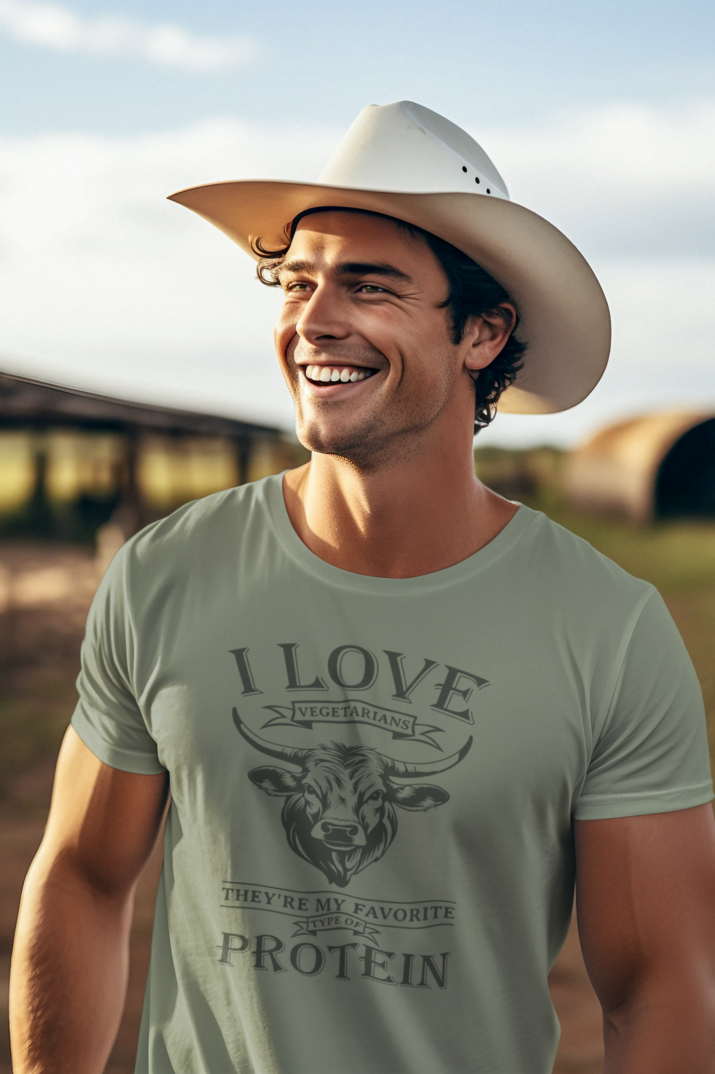 I Love Vegetarians… they’re my favorite type of protein! T-shirt